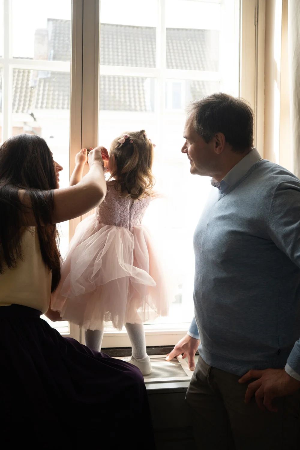 Familiefotografie door Vivid Fotografie — spontaan gezinsmoment