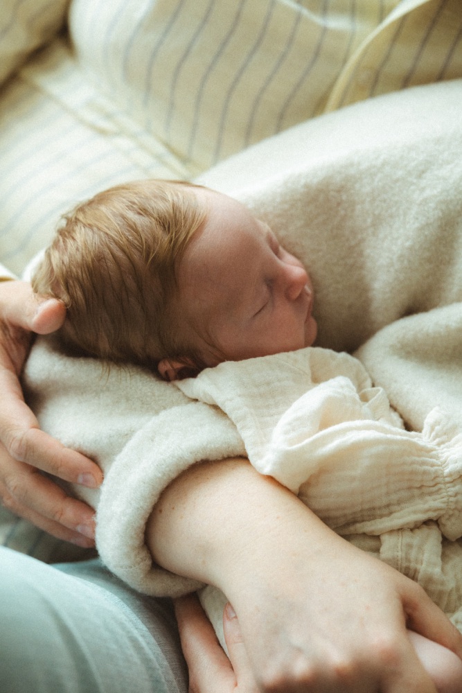 Newborn fotografie door Vivid Fotografie — pasgeboren baby